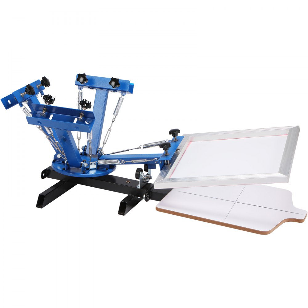 010833260552 - 4 Color Screen Printing Machine for DIY T-Shirt Projects
