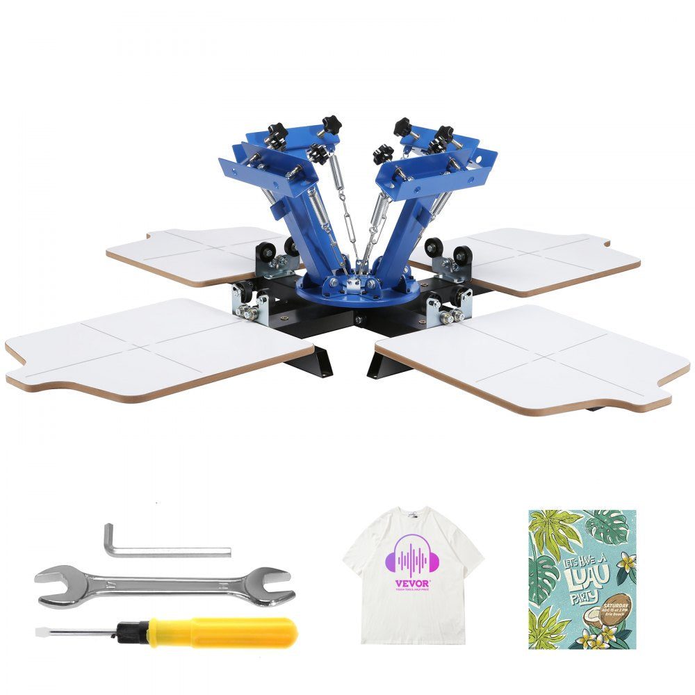 010598453338 - VEVOR 21.2"x17.7" Screen Printing Machine for T-Shirts