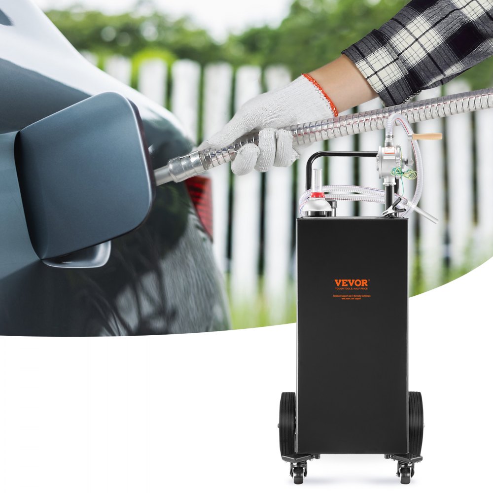 30 Gallon Fuel Caddy - Durable Fuel Storage Tank on Wheels for Easy Transport