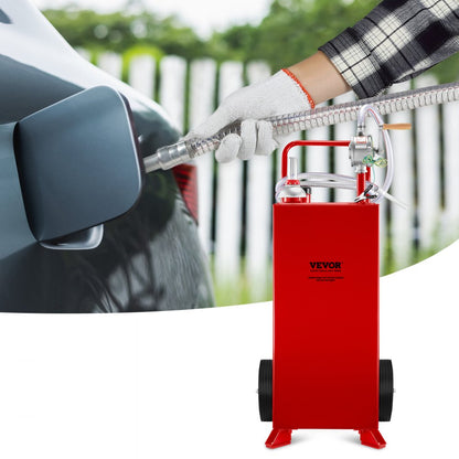 30 Gallon Fuel Caddy - Mobile Fuel Storage with Pump and Wheels