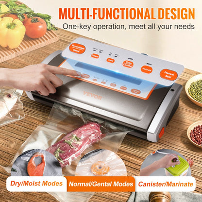 VS5500 - Efficient VEVOR Vacuum Sealer for Fresh Food Storage