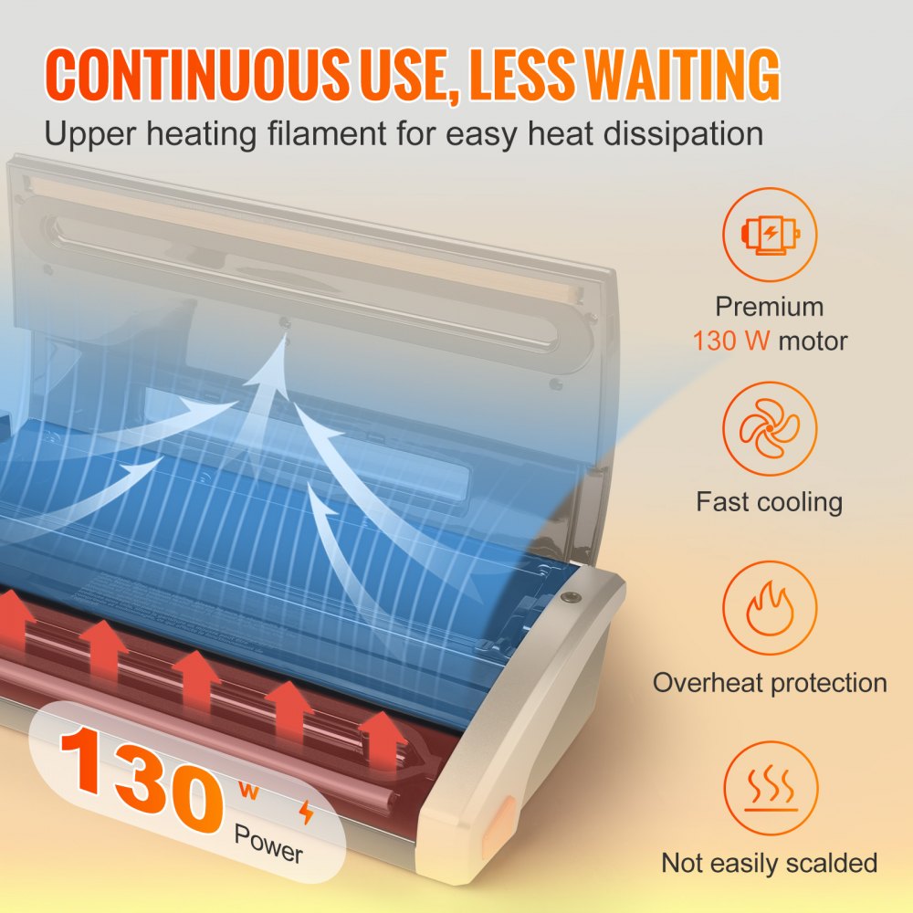 VS5500 - Efficient VEVOR Vacuum Sealer for Fresh Food Storage
