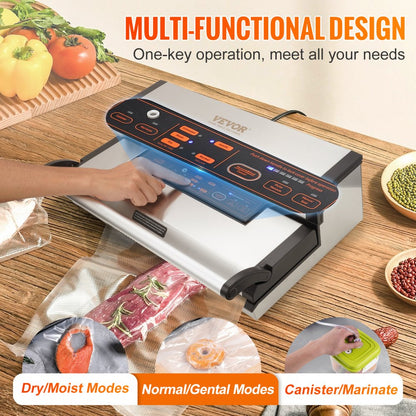 VS5425 - 350W Dual Pump Vacuum Sealer with Built-in Cutter & Storage
