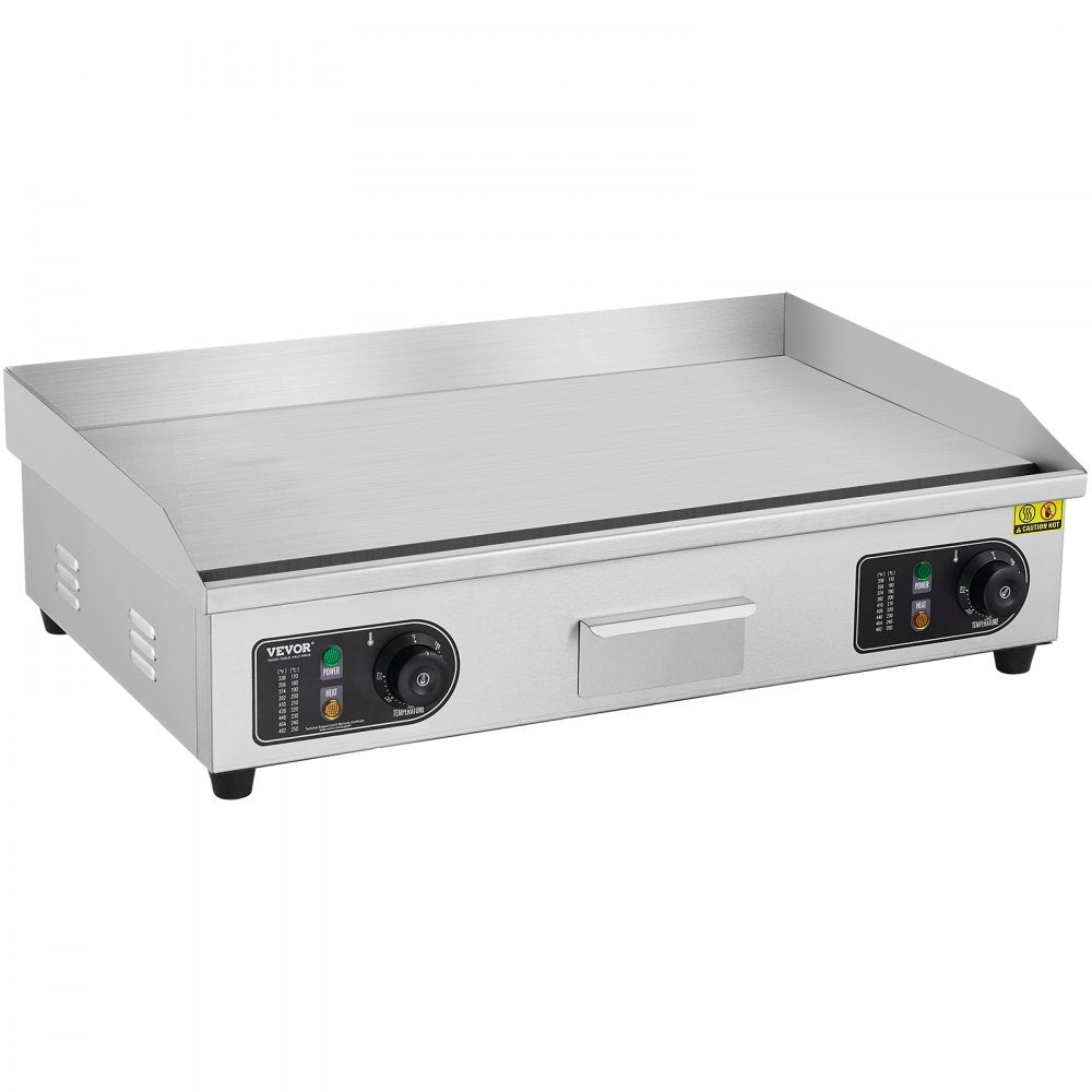 HT-820 - 28.74"x15.75" Non-Stick Electric Griddle for Fast Cooking