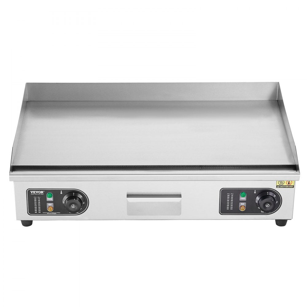 HT-820 - 28.74"x15.75" Non-Stick Electric Griddle for Fast Cooking