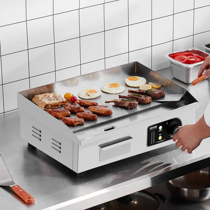 HT-818A - 21.26" Electric Griddle for Home & Commercial Cooking