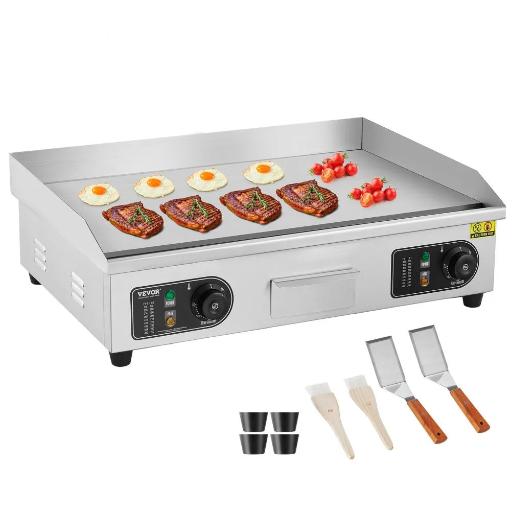 HT-610 - 25.98x15.75" VEVOR Electric Griddle with Adjustable Temperature