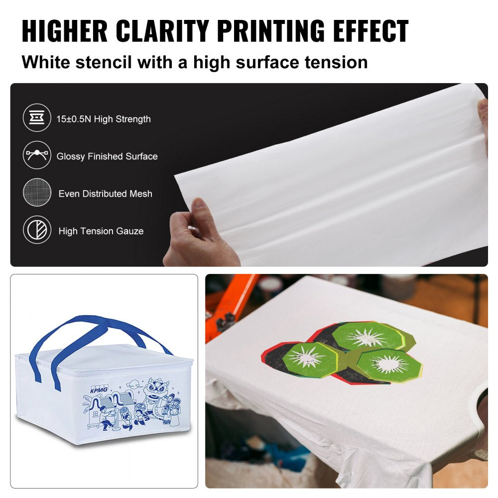 010624747368 - 16x20 inch Aluminum Silk Screen Printing Kit - 6 Frames