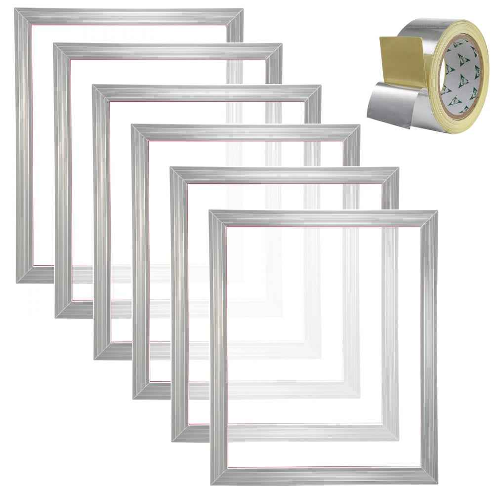 010288330861 - 18x20" DIY T-Shirt Screen Printing Kit with 6 Frames