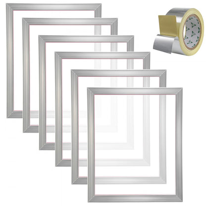 010288330861 - 18x20" DIY T-Shirt Screen Printing Kit with 6 Frames