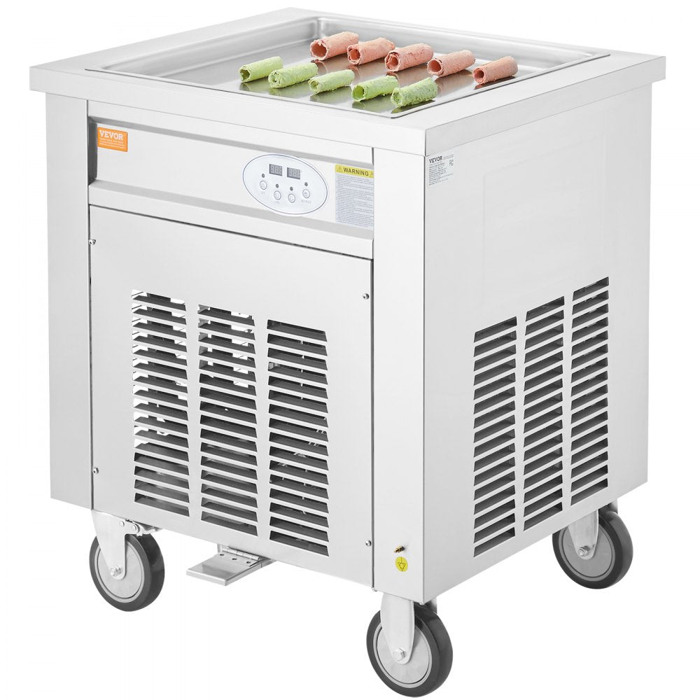 CBJF-1DA500 - 19.7" Stainless Steel Fried Ice Cream Roll Machine