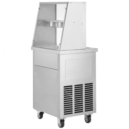 CBJF-1DC-350 - 350mm Stainless Steel Fried Ice Cream Roll Maker