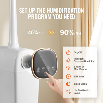 WT-3925L - VEVOR Industrial Humidifier for 1291.7 ft² Spaces