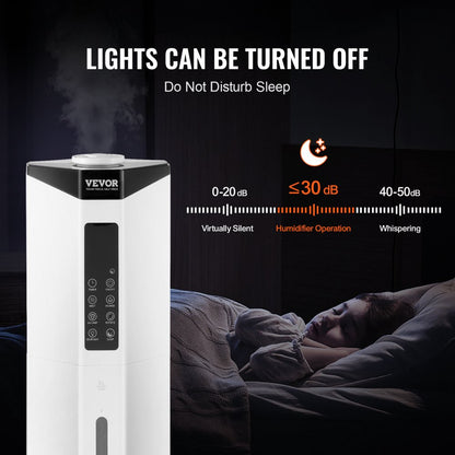 HQ-JS2316 - VEVOR 2.4 Gal Industrial Humidifier for Up to 430.6 SqFt