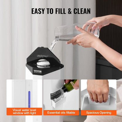 HQ-JS2316-R - VEVOR 2.4 Gal Multi-Mode Humidifier for Comfort & Plants