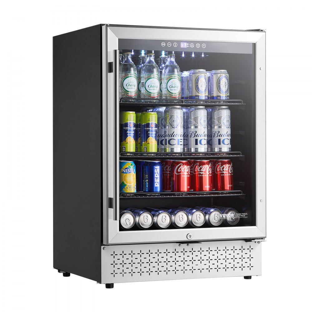 YC-150A - Built-in Beverage Cooler with Glass Door, Rapid Cooling 37-65℉