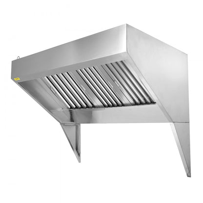 010788415370 - 82.67" Stainless Steel Exhaust Hood for Food Trucks