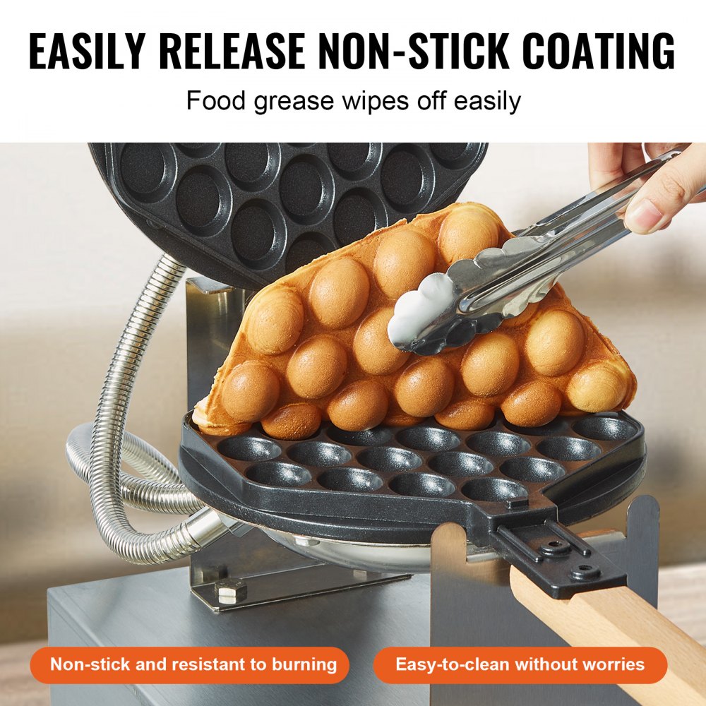 SC-X30 - Commercial Bubble Waffle Maker with Precise Temperature Control