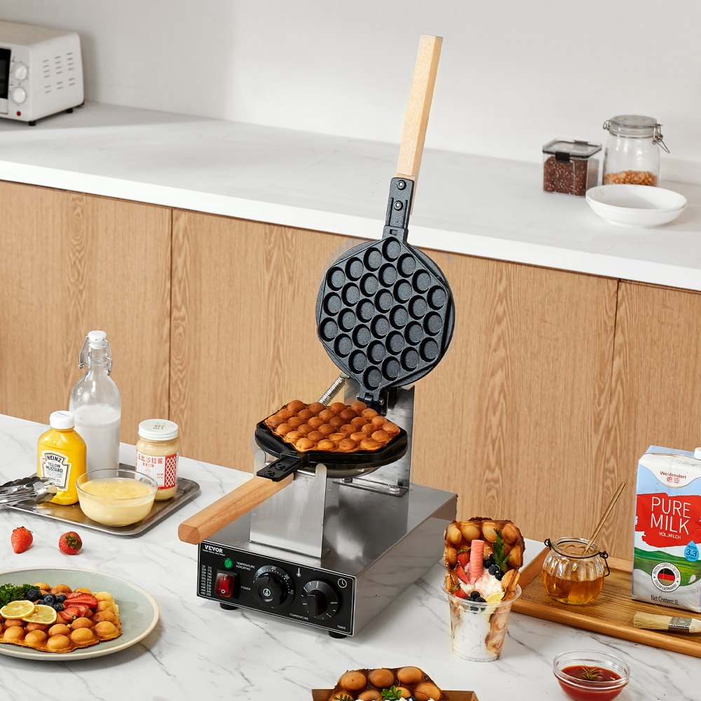 SC-X30 - Commercial Bubble Waffle Maker with Precise Temperature Control
