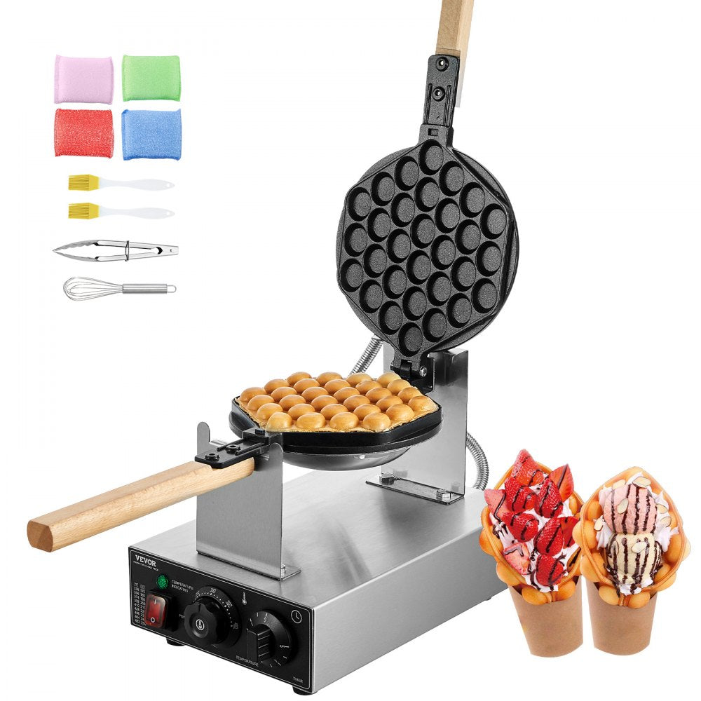 SC-X30 - Commercial Bubble Waffle Maker with Precise Temperature Control
