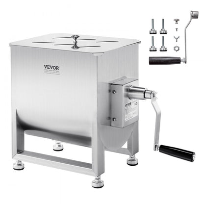 BX-30 - 60L Stainless Steel Manual Meat Mixer for Efficient Mixing