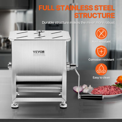 BX-10B - 15L Stainless Steel Meat Mixer for Easy Mixing