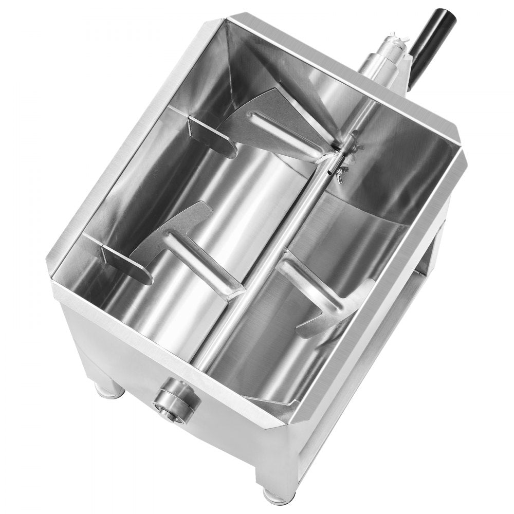 BX-20 - 30 lbs Stainless Steel Meat Mixer with Adjustable Feet