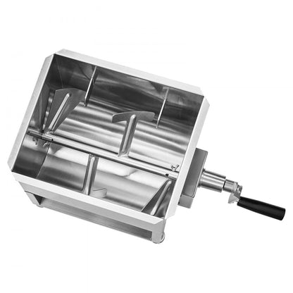 BX-20 - 30 lbs Stainless Steel Meat Mixer with Adjustable Feet