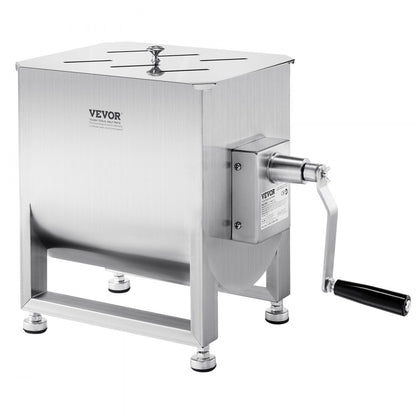 BX-20 - 30 lbs Stainless Steel Meat Mixer with Adjustable Feet