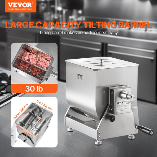 BX-20T 30L SUS201 Stainless Steel Meat Mixer for Efficient Mixing