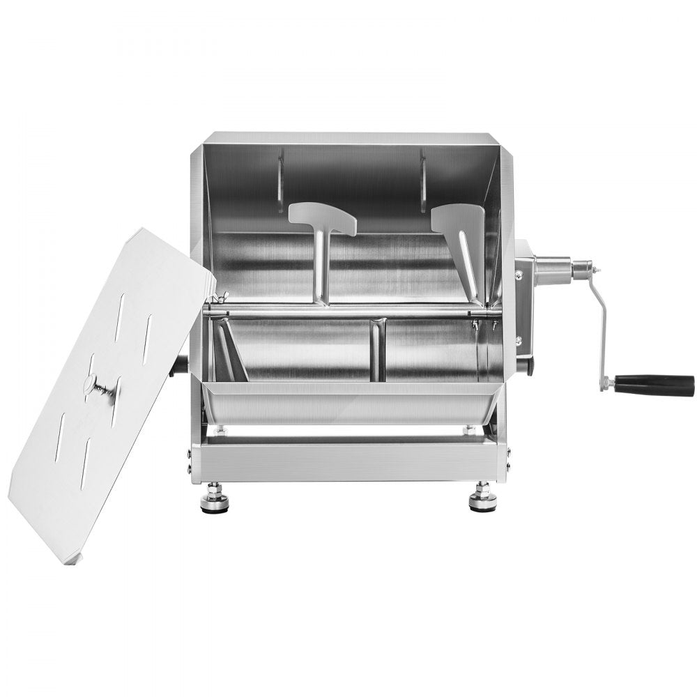 BX-30T - 60L Stainless Steel Manual Meat Mixer with Tilting Design