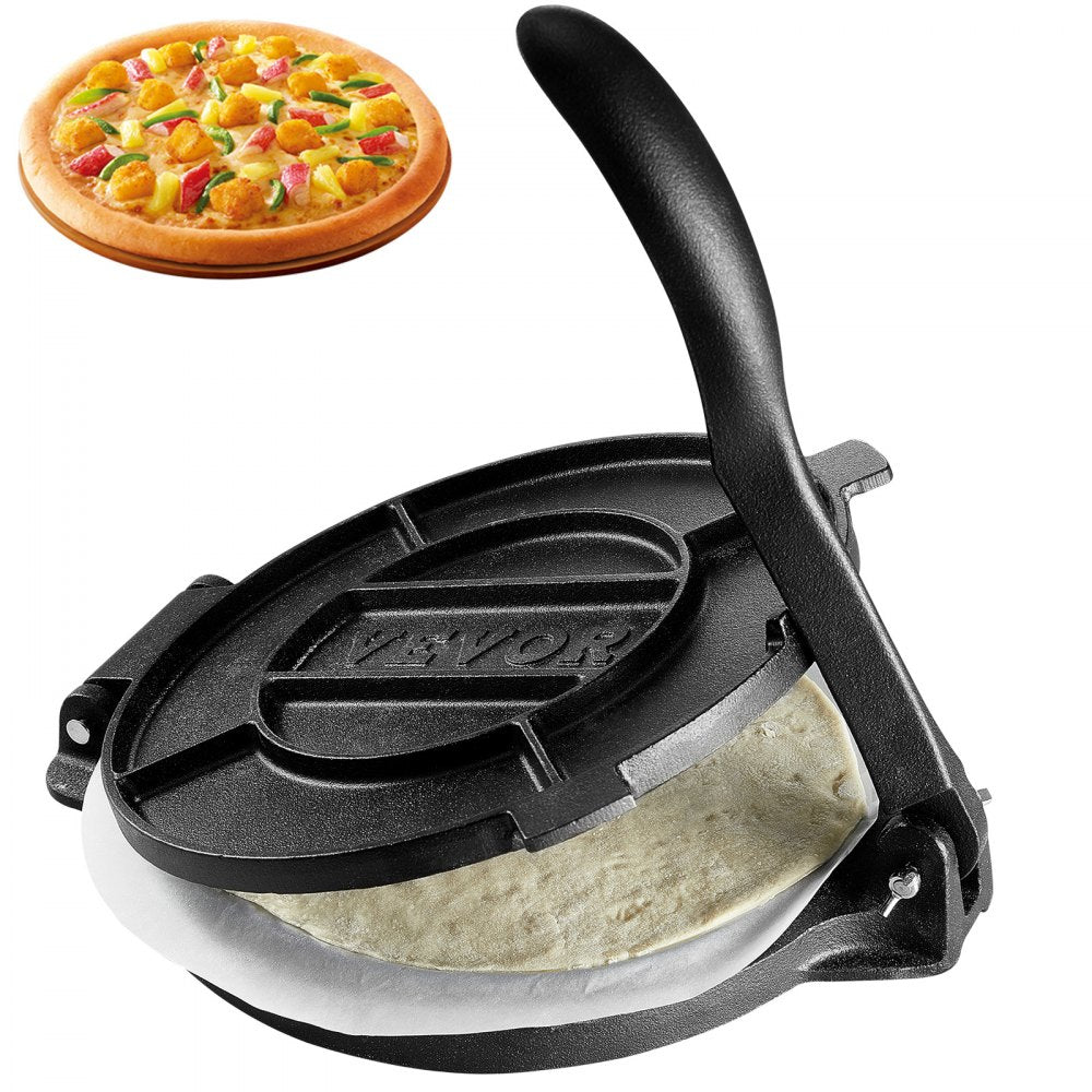HES250 - 10-Inch Cast Iron Tortilla Press with Silicone Paper