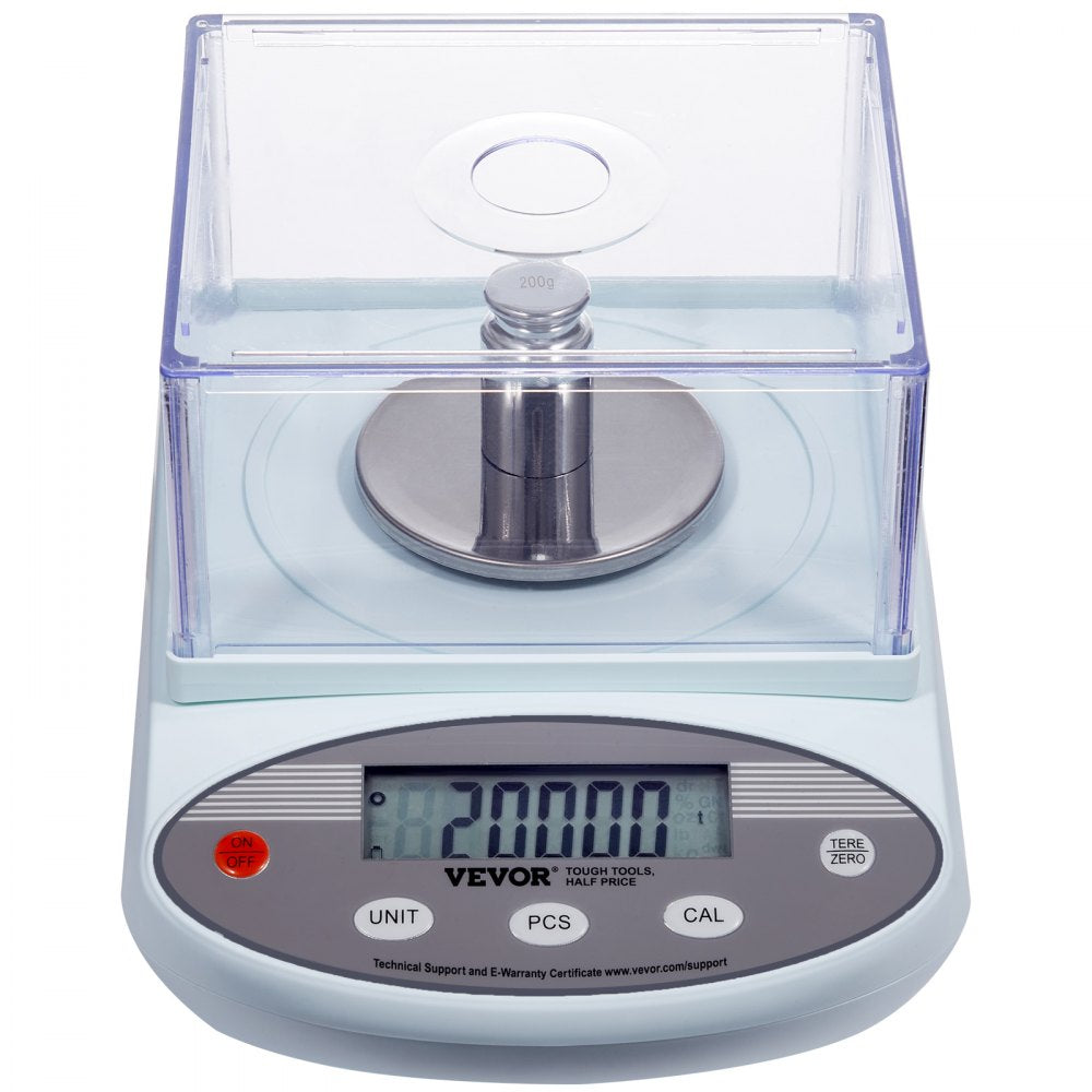 HZ5003 - Precision 500g Analytical Balance with High-Def Display and Stainless Tray