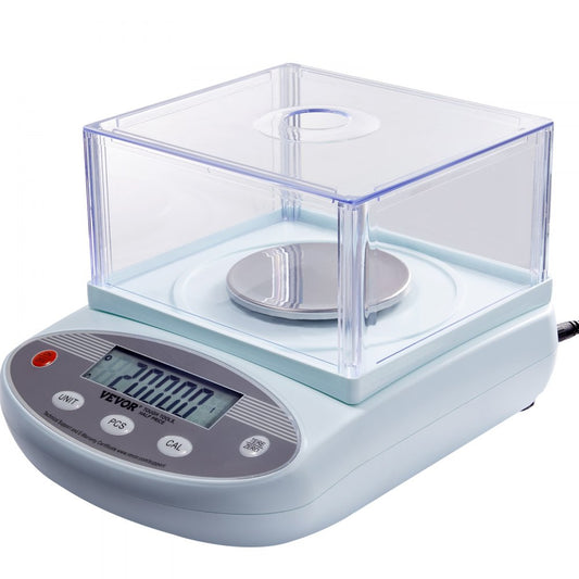HZ5003 - Precision 500g Analytical Balance with High-Def Display and Stainless Tray