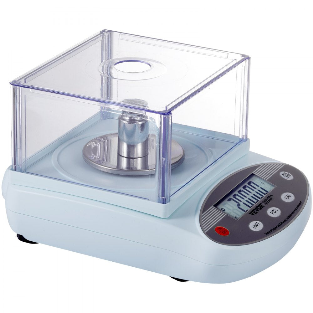 HZ5003 - Precision 500g Analytical Balance with High-Def Display and Stainless Tray