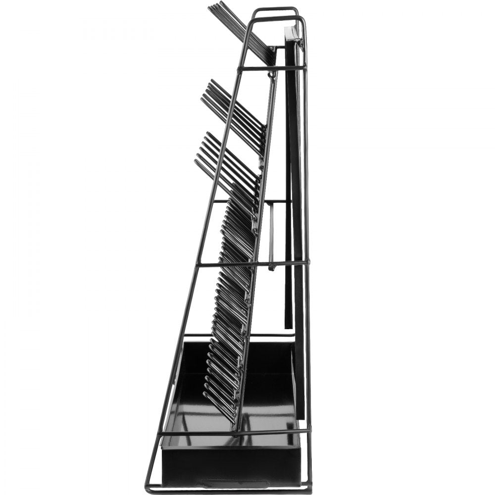 90PEGS - VEVOR 90-Peg Steel Drying Rack with Drain Pan and Beaker Brush