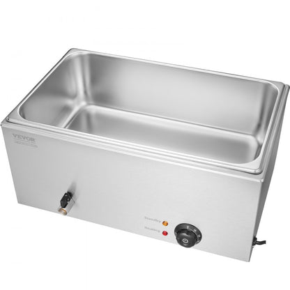 M-112 - 19Qt Stainless Steel Electric Food Warmer with Temperature Control