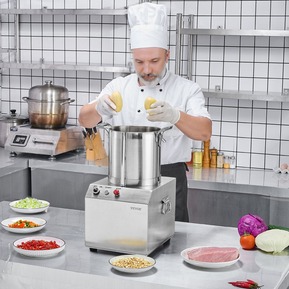 SC-7310 - 10.6QT Stainless Steel Food Processor with S-Shaped Blades