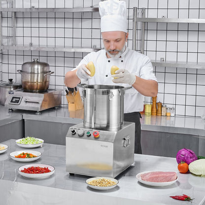 SC-7315 - 15.9QT Stainless Steel Food Processor with Powerful 1400W Motor