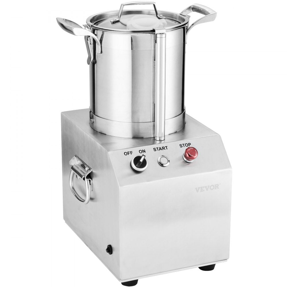 SC-7304 - 4.3QT Stainless Steel Food Processor with Powerful 550W Motor