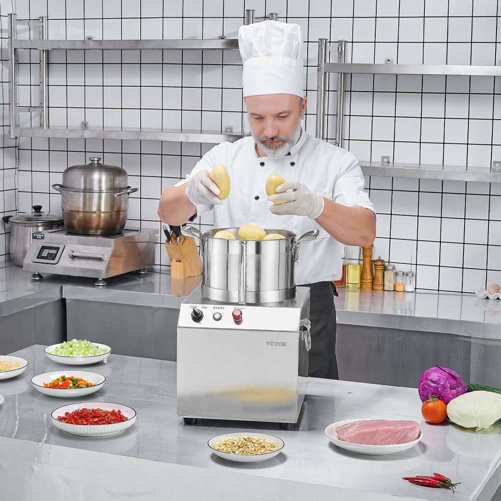 SC-7306 - 6.3QT Stainless Steel Food Processor with S-Blades