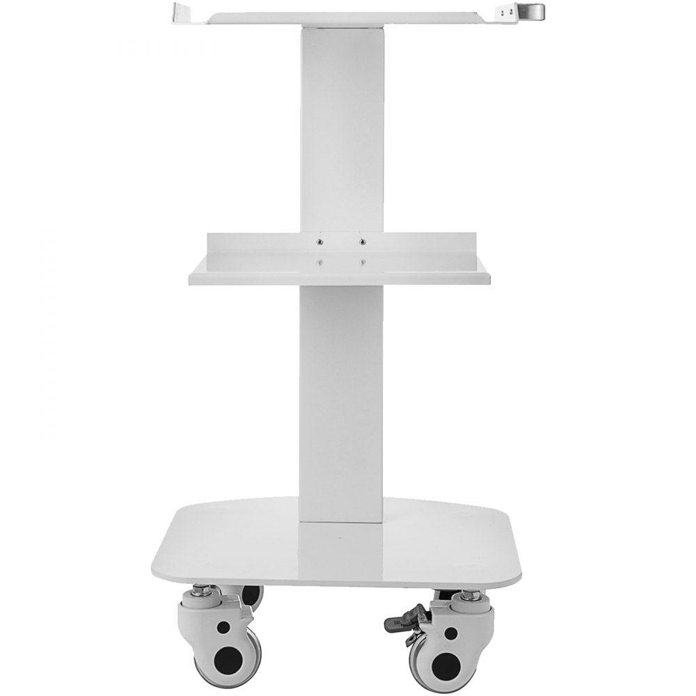 010478150282 - Stainless Steel 3-Shelf Utility Cart with Locking Casters