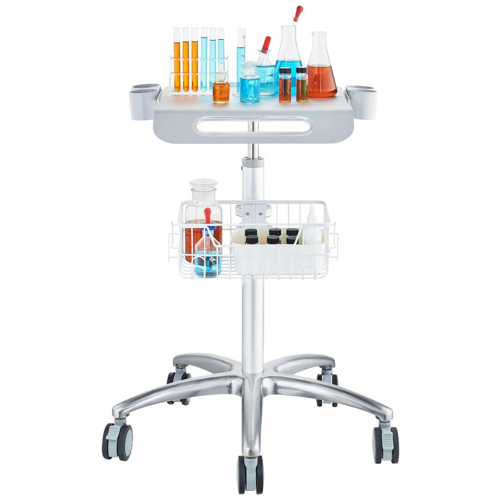 K-SH003 - Versatile 19.09"x16.73" Height Adjustable Medical Cart