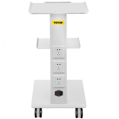 T3 - High-Strength Metal Lab Cart with Adjustable Shelves and Wheels