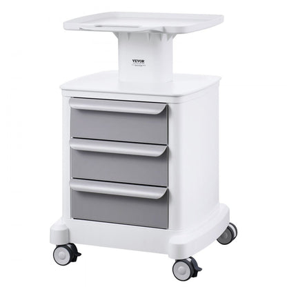 FY-1T3C - Durable 4-Tier Medical Cart with 110 lbs Capacity & Drawers