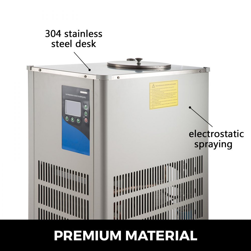 010102455489 - VEVOR 5L Chiller Circulator, -20°C Precision Cooling System