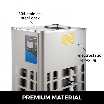 010102455489 - VEVOR 5L Chiller Circulator, -20°C Precision Cooling System