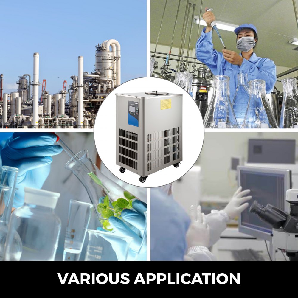 010102455489 - VEVOR 5L Chiller Circulator, -20°C Precision Cooling System