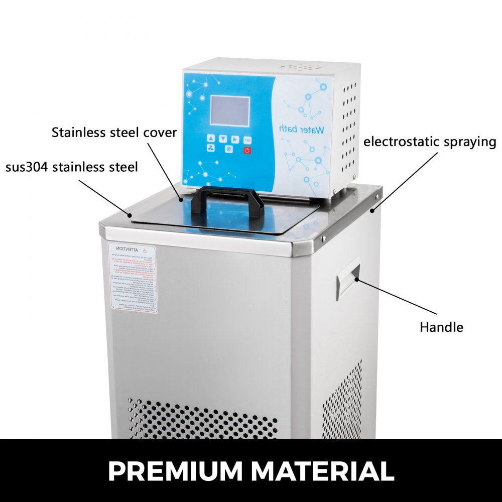 010139913917 - VEVOR 6L Laboratory Chiller with LCD Intelligent Control System