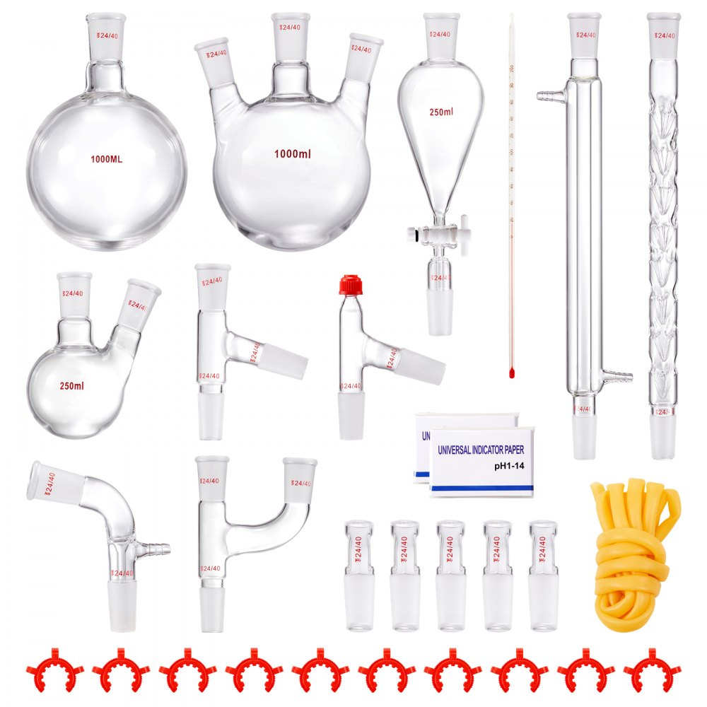 YHEO-8 - All-in-One 1000ml Lab Distillation Kit for Experiments